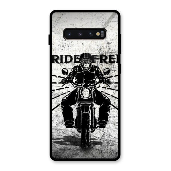 Ride Free Glass Back Case for Galaxy S10 Plus