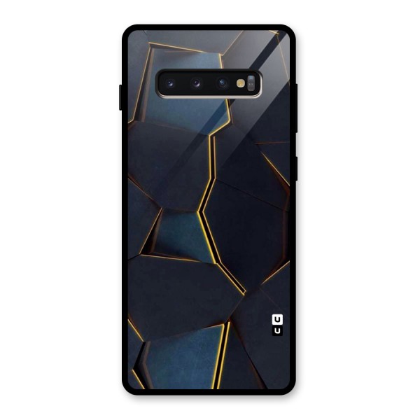 Royal Abstract Glass Back Case for Galaxy S10 Plus