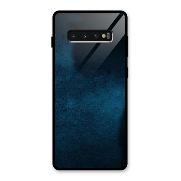 Royal Blue Glass Back Case for Galaxy S10 Plus