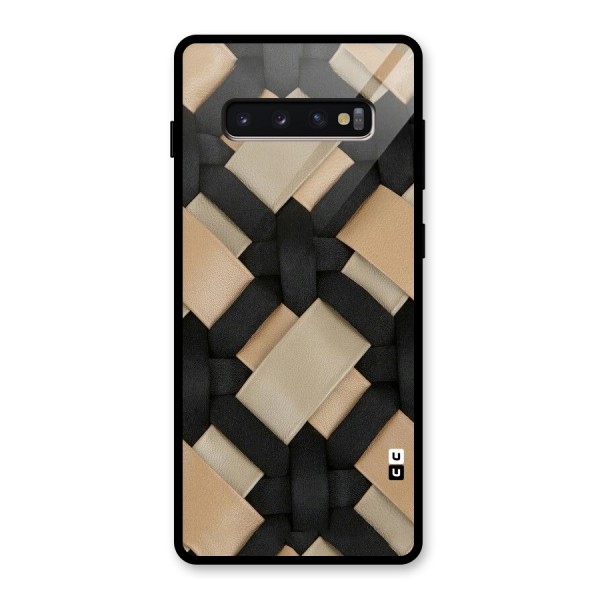 Shade Thread Glass Back Case for Galaxy S10 Plus