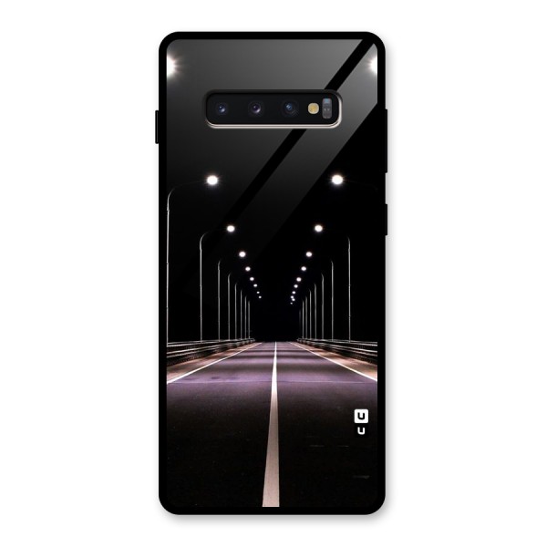 Street Light Glass Back Case for Galaxy S10 Plus