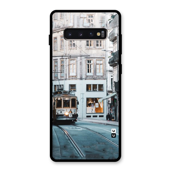 Tramp Train Glass Back Case for Galaxy S10 Plus