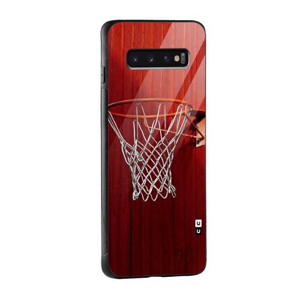 Basket Red Glass Back Case for Galaxy S10 Plus