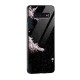 Beautiful Night Sky Flowers Glass Back Case for Galaxy S10 Plus