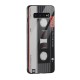 Casette Design Glass Back Case for Galaxy S10 Plus