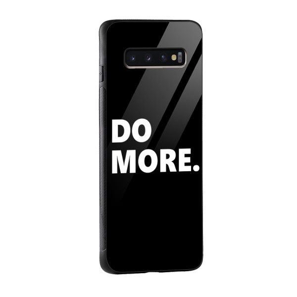 Do More Glass Back Case for Galaxy S10 Plus