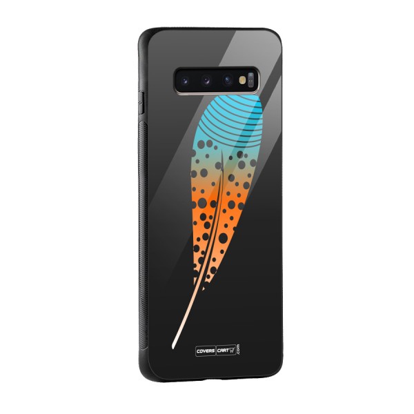 Feather Glass Back Case for Galaxy S10 Plus