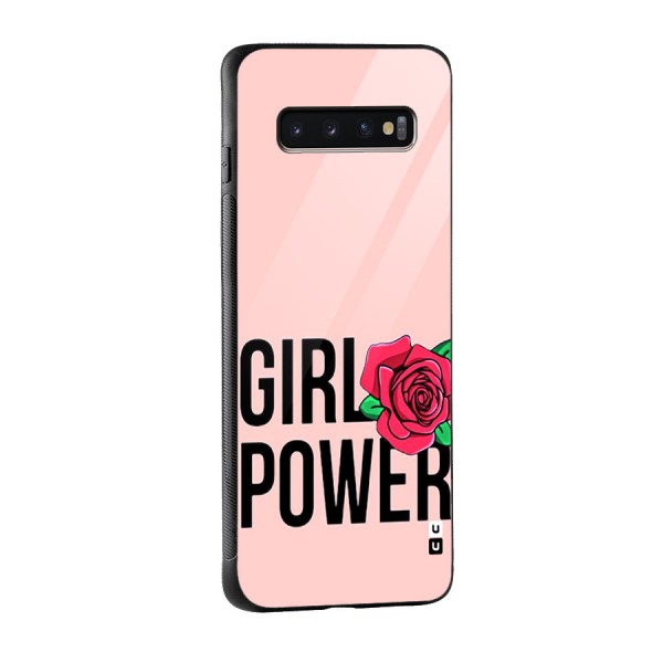 Girl Power Glass Back Case for Galaxy S10 Plus