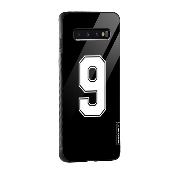 Number 9 Glass Back Case for Galaxy S10 Plus
