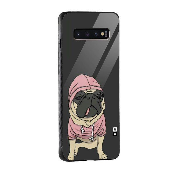 Pug Swag Glass Back Case for Galaxy S10 Plus