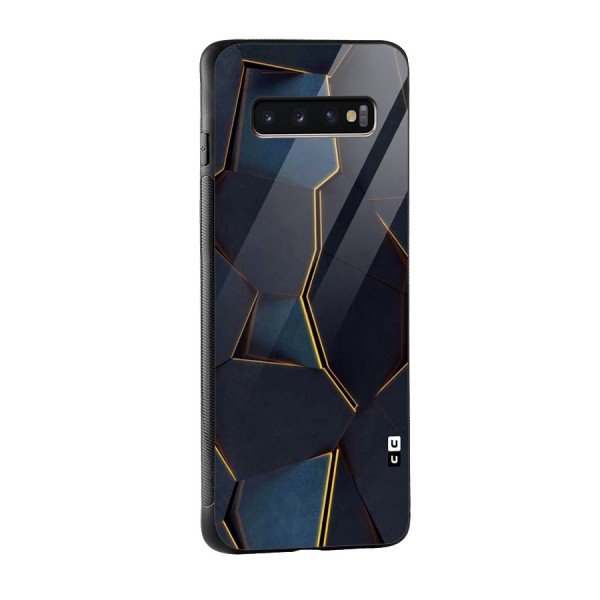 Royal Abstract Glass Back Case for Galaxy S10 Plus
