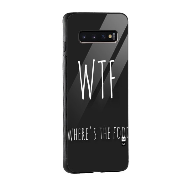 Where The Food Glass Back Case for Galaxy S10 Plus