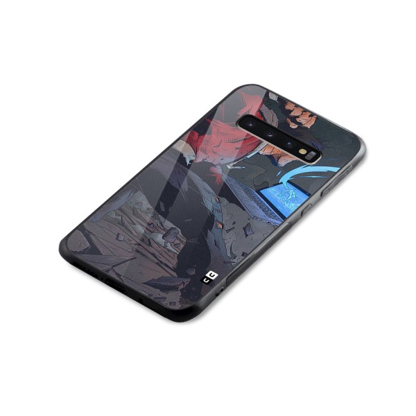 Angry Programmer Glass Back Case for Galaxy S10 Plus