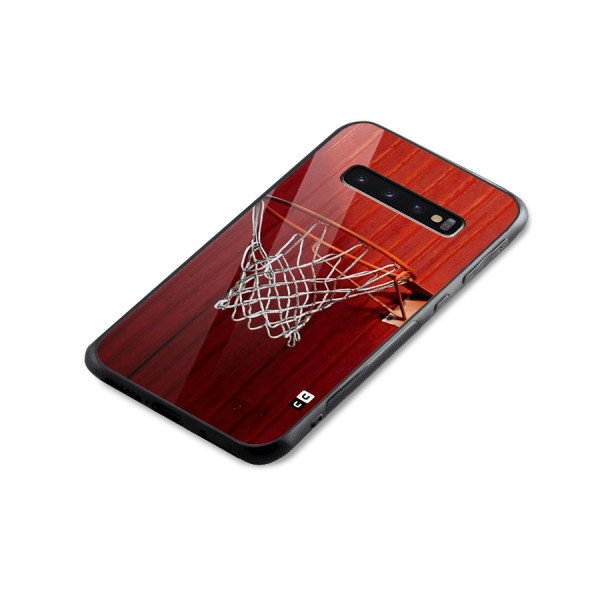 Basket Red Glass Back Case for Galaxy S10 Plus