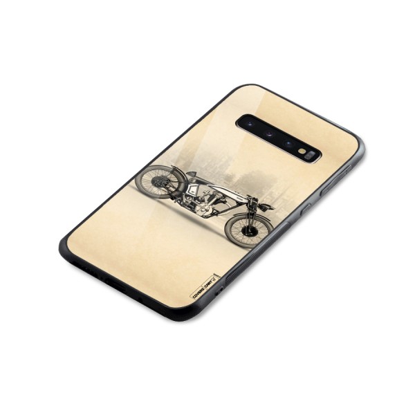 Bike Ride Glass Back Case for Galaxy S10 Plus