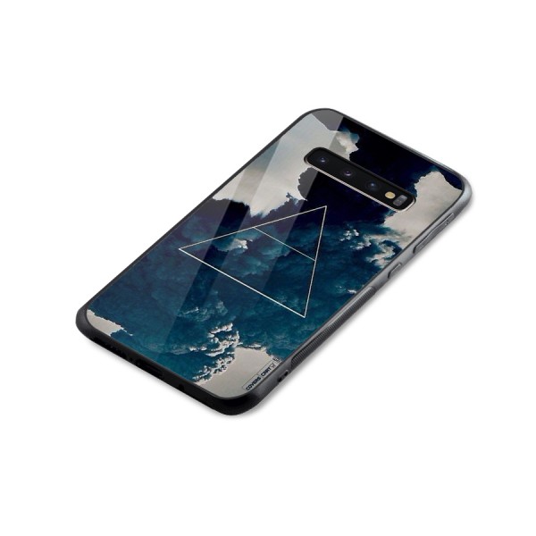 Blue Hue Smoke Glass Back Case for Galaxy S10 Plus