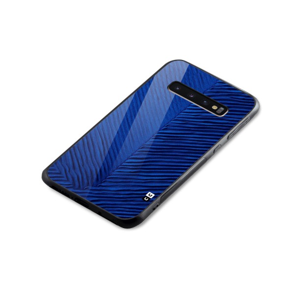 Classy Blues Glass Back Case for Galaxy S10 Plus