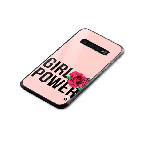 Girl Power Glass Back Case for Galaxy S10 Plus