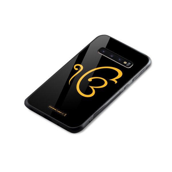 Ik Onkar Glass Back Case for Galaxy S10 Plus