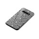 Monochromatic Swirls Glass Back Case for Galaxy S10 Plus