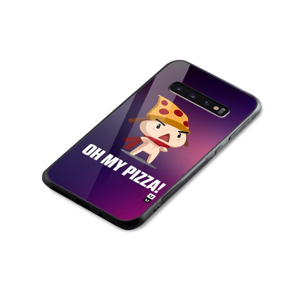Oh My Pizza Glass Back Case for Galaxy S10 Plus