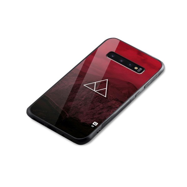 Red Hills Glass Back Case for Galaxy S10 Plus