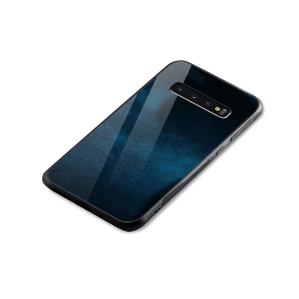 Royal Blue Glass Back Case for Galaxy S10 Plus