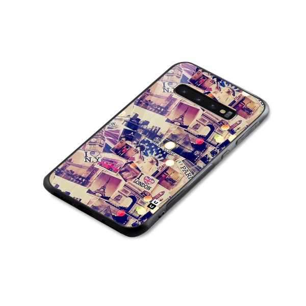 Travel Pictures Glass Back Case for Galaxy S10 Plus