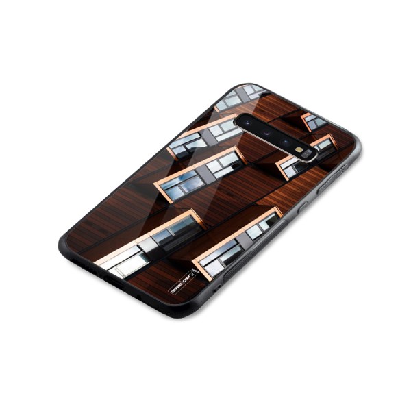 Window Abstract Glass Back Case for Galaxy S10 Plus