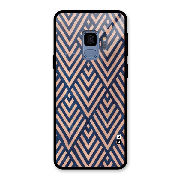 Blue Peach Glass Back Case for Galaxy S9