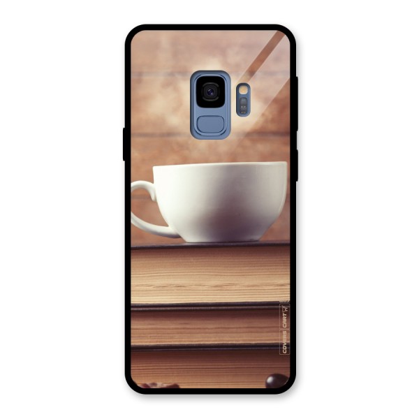 Coffee And Bookworm Glass Back Case for Galaxy S9