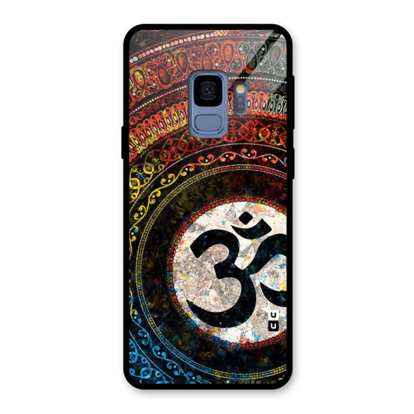 Culture Om Design Glass Back Case for Galaxy S9