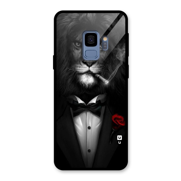 Lion Class Glass Back Case for Galaxy S9