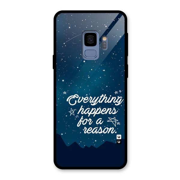Reason Sky Glass Back Case for Galaxy S9