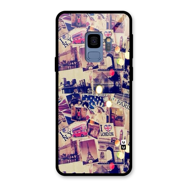 Travel Pictures Glass Back Case for Galaxy S9