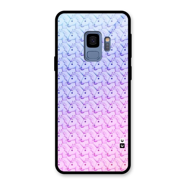 Unicorn Shade Glass Back Case for Galaxy S9