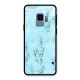 White Lily Design Glass Back Case for Galaxy S9