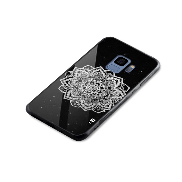 Beautiful Mandala Design Glass Back Case for Galaxy S9