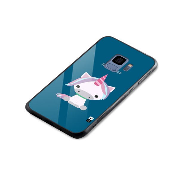 Born Wild Unicorn Glass Back Case for Galaxy S9