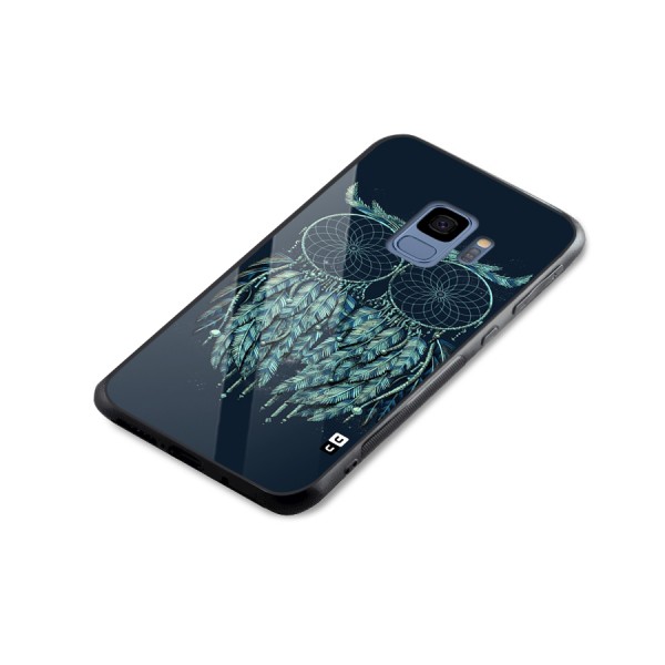 Dreamy Owl Catcher Glass Back Case for Galaxy S9