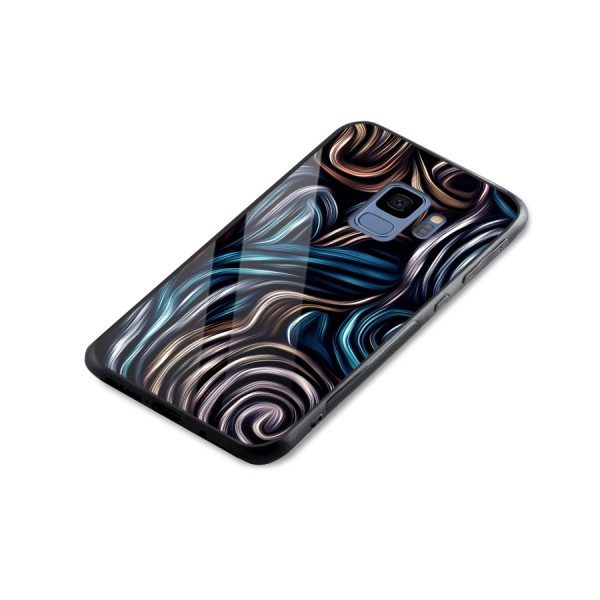 Oil Paint Artwork Glass Back Case for Galaxy S9