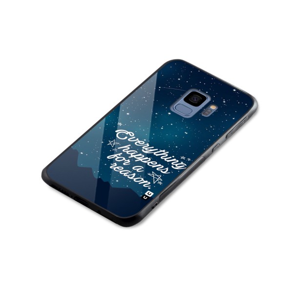 Reason Sky Glass Back Case for Galaxy S9