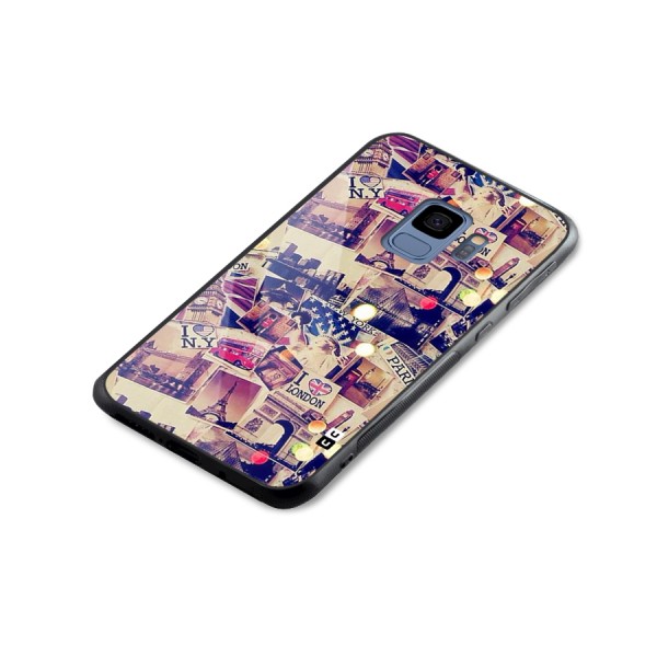Travel Pictures Glass Back Case for Galaxy S9