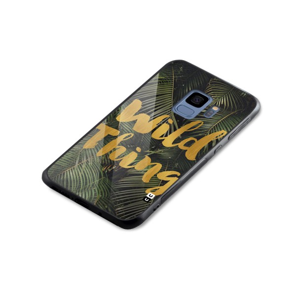 Wild Leaf Thing Glass Back Case for Galaxy S9