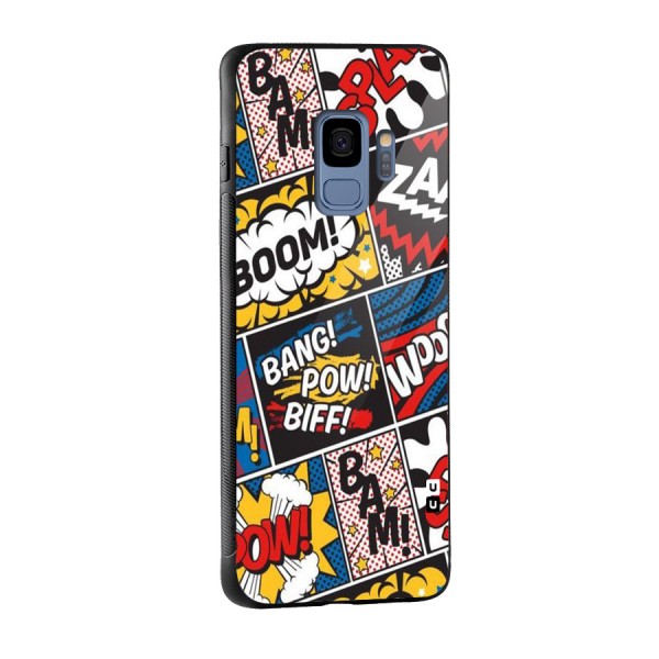Bam Pattern Glass Back Case for Galaxy S9