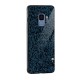 Blue Disco Lights Glass Back Case for Galaxy S9