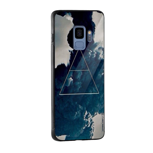 Blue Hue Smoke Glass Back Case for Galaxy S9