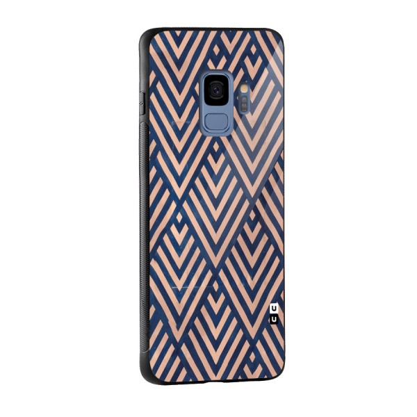 Blue Peach Glass Back Case for Galaxy S9