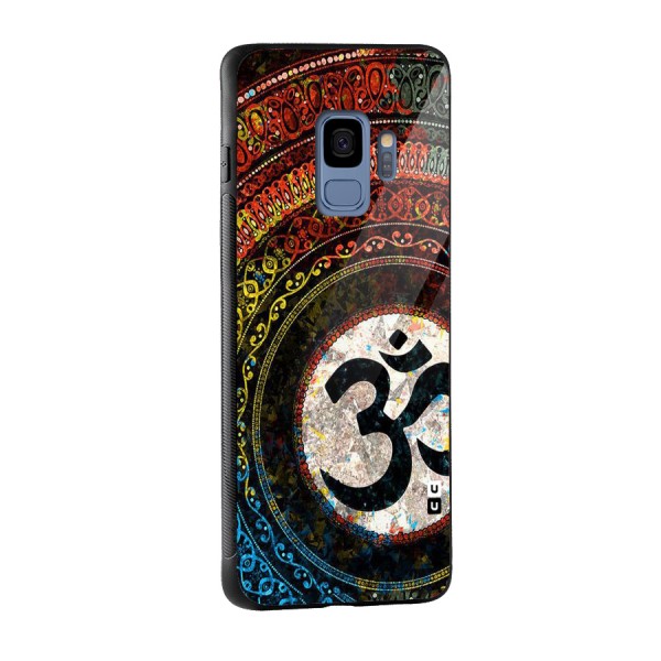 Culture Om Design Glass Back Case for Galaxy S9