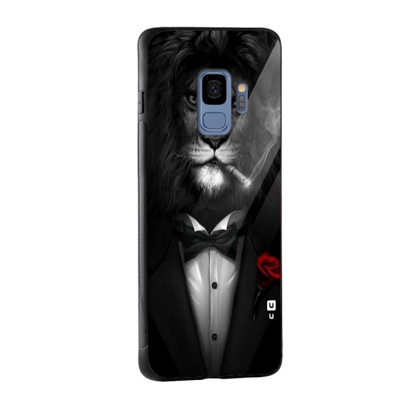 Lion Class Glass Back Case for Galaxy S9